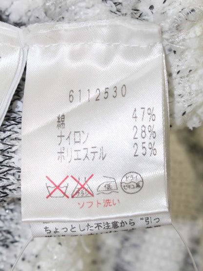 ルネ 6112530 ニットジャケット 36 ホワイト スパンコール ITZILWGT4JW0