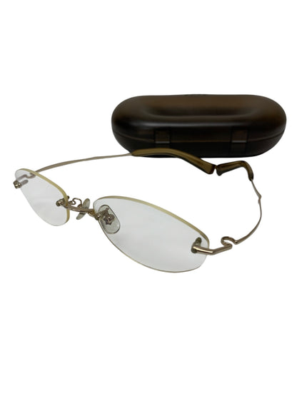 フォーナインズ TW-04D1 メガネ ゴールド リムレス IT0DPOY3UL3A