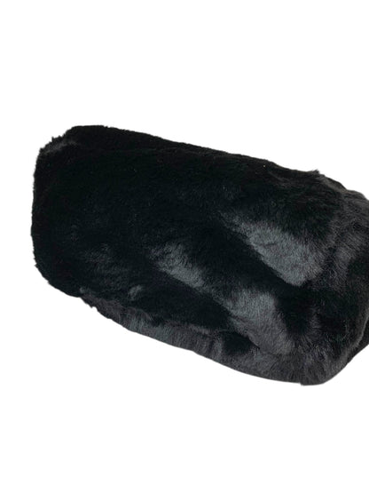 エムズグレイシー 674527 ハンドバッグ ブラック フェイクファー バッグインバッグ リボン ITVMIWYK4SHG