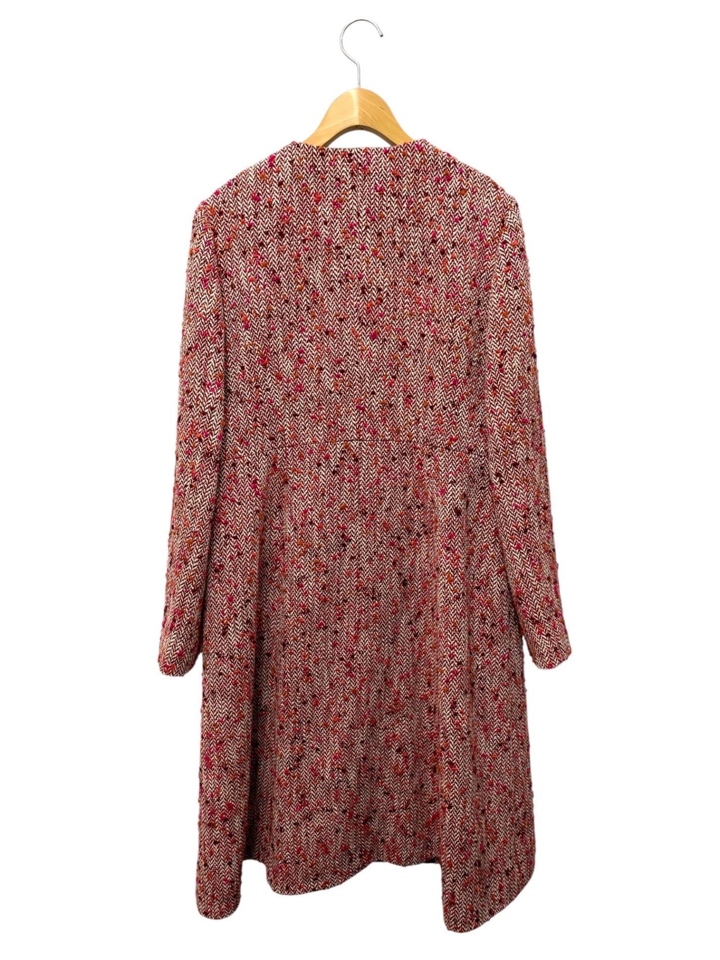 トッカ GINA コート COTOIA0300 4 レッド GIOLICA社 ツイード ITPFCL8SC75W