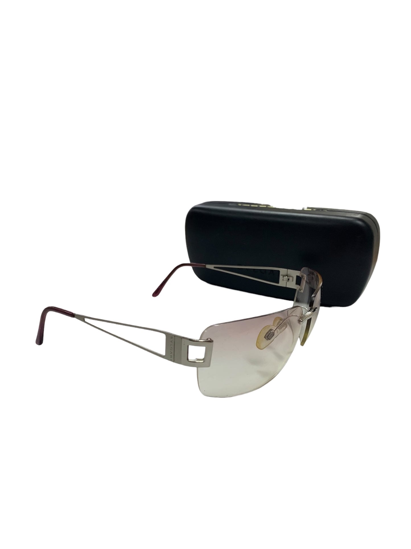 ブルガリ 621 102 サングラス シルバー メタルフレーム リムレス（フチなし）その他デザイン IT4VD33VUK5W