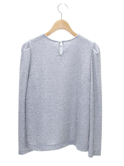 アナイ シャイニージャージークルー プルオーバー 102518-15-010-90-380 38 シルバー Holiday Collection 2024 IT4C9BTHU7FR