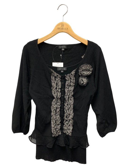 エポカ KVB04-818-09/KVB73-818-09 アンサンブル 40 ブラック フリル IT2P8LJ2TO3C