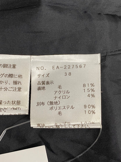 エムズグレイシー 227567 スカート 38 ブラック ウール混 フレアー ITTYTJFJD8I0 【SALE】