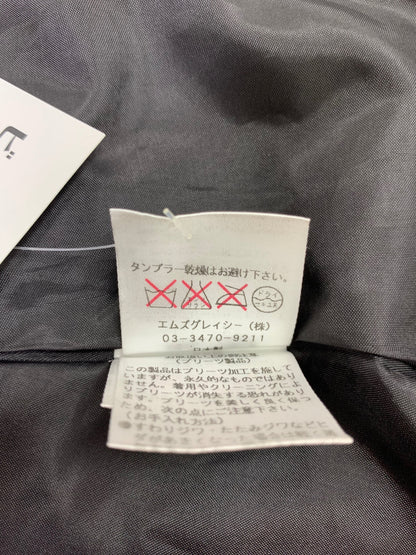 エムズグレイシー 627720 スカート 38 グレー プリーツ フレア ITFUP9VCEJUW