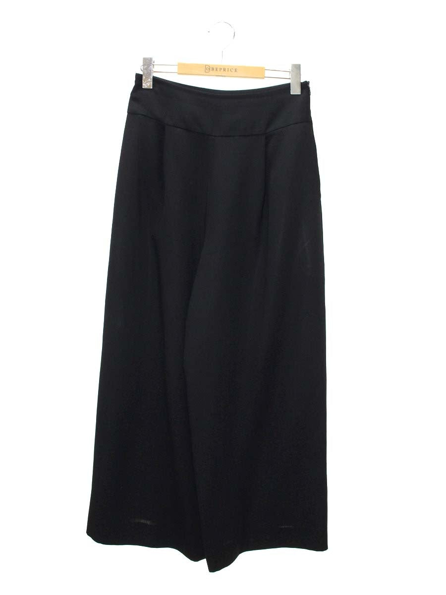 フォクシーブティック Wide Pants 37476 パンツ 40 ブラック ワイド ITSDX3E7NLUG 【SALE】