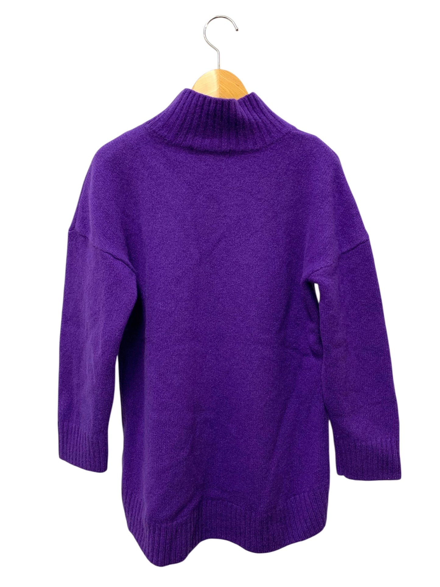 ルネ 6342010 34 パープル ハイネックウールセーター ITDJ3HLAZO3L