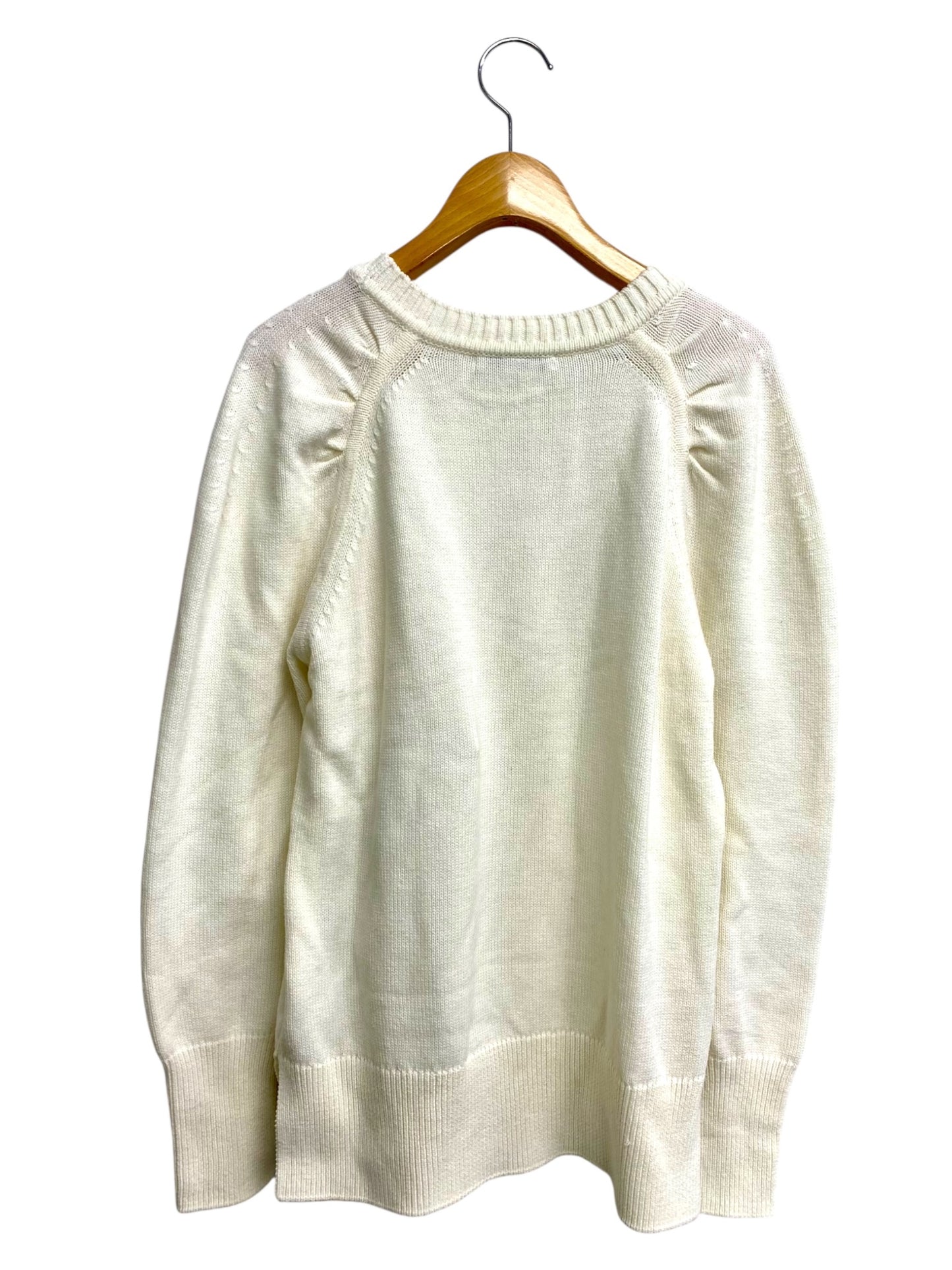 ルネ 6112540 ニット 38 アイボリー ロゴ IT2G14WKQUT2 【SALE】
