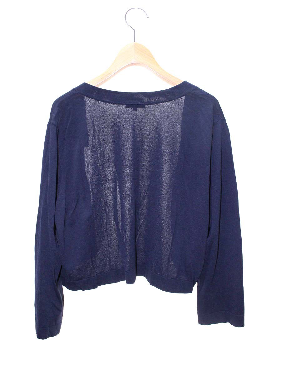 トゥービーシック W7F57-318-29 カーディガン V ネイビー リボン IT9LB4PXDNIW 【SALE】