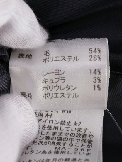 ブルーレーベルクレストブリッジ 55J56-431-29 ワンピース 38 ネイビー ツイード調 タックフレア ITX5QLQ6ZLBS