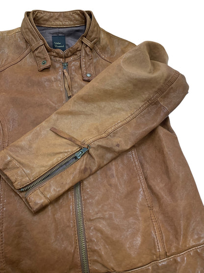 アーバンリサーチ WL08-IH05001 F ブラウン シングルライダース ラムレザー ジャケット ITUT1L590U8O