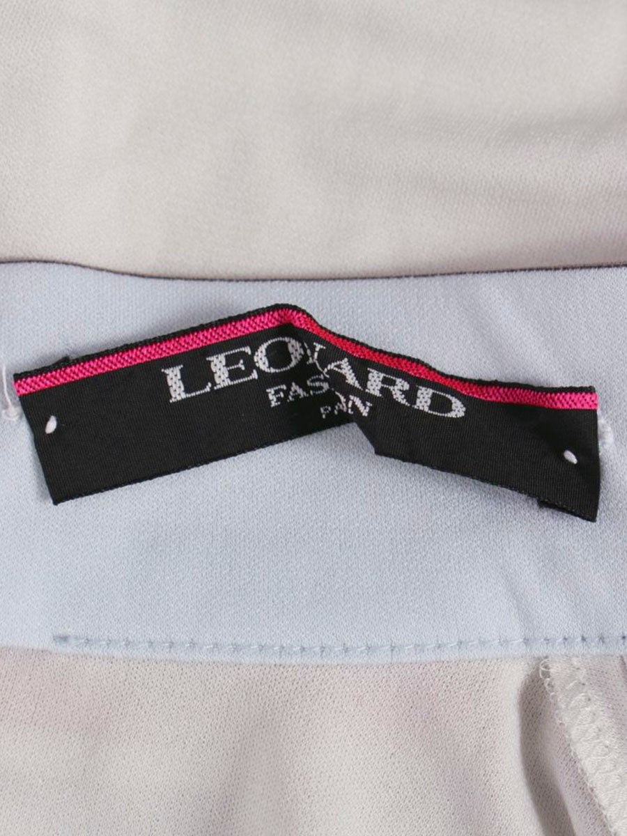 レオナールファッション 0159569 LL カットソー 総柄 グレー IT1BKCJU0YUT