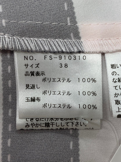 エムズグレイシー 910310 チュニック 38 ブラック/ピンク カメリアリボン ボリューム袖 ITRNG4OKK8QS