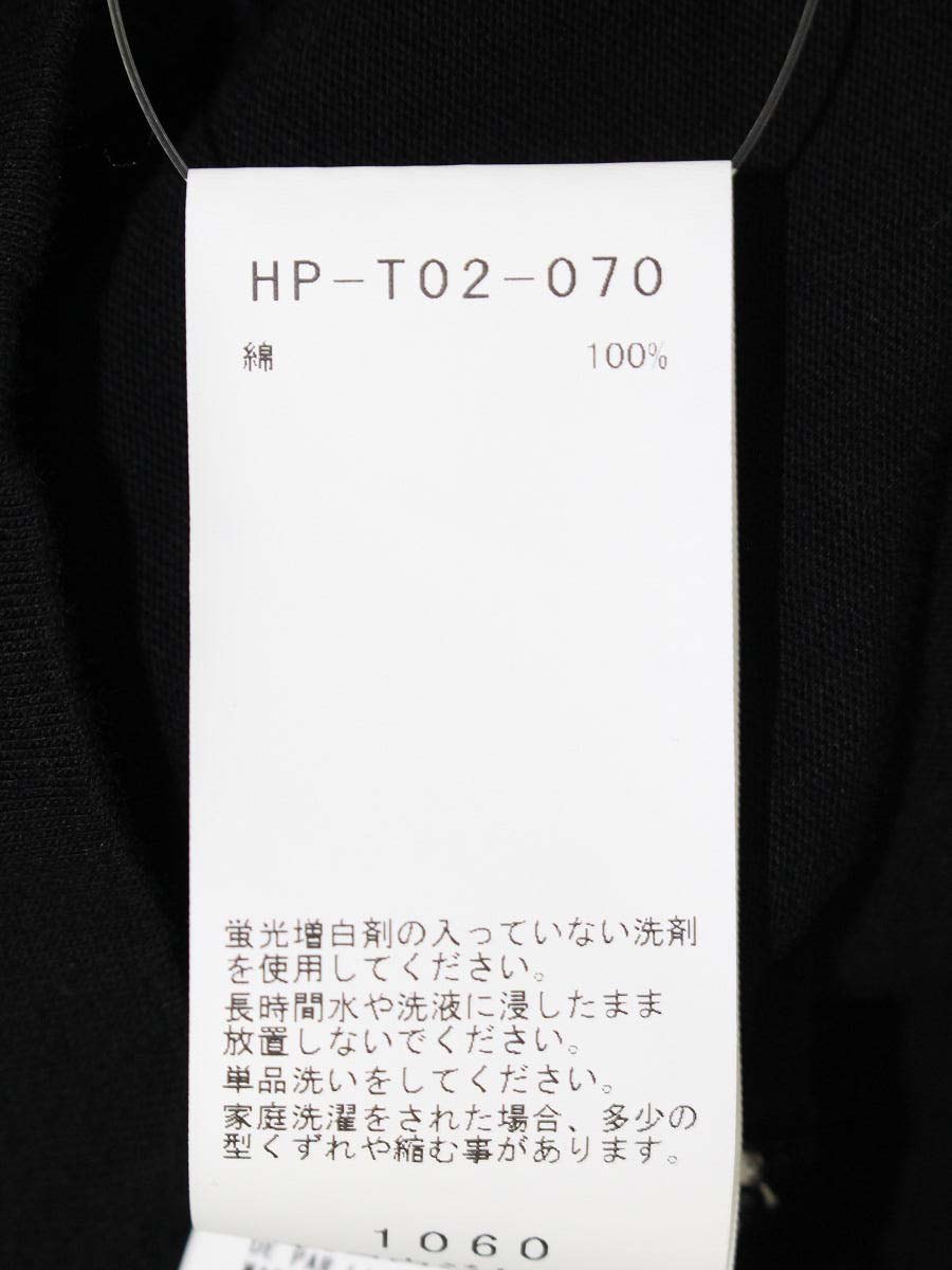 ヨウジヤマモト HP-T02-070 Tシャツ 2 ブラック オーバーサイズ ITC66QOHY6KH