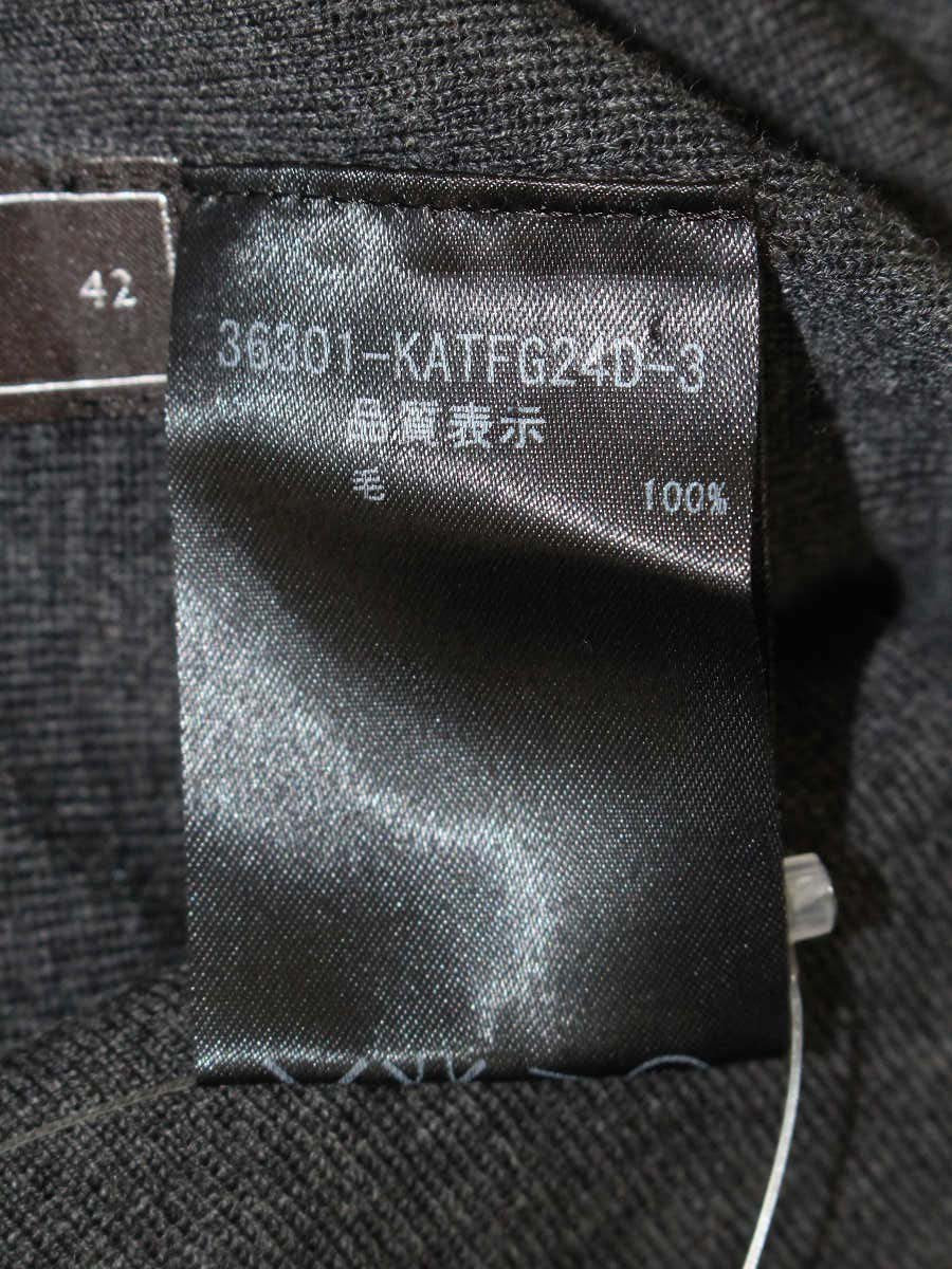 フォクシーブティック Knit Tops 36301 ニットセーター 42 グレー 長袖 ITR28B8B0EXC