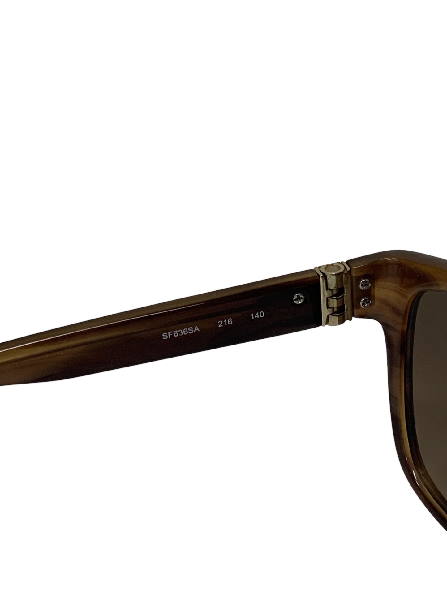 フェラガモ SF636SA サングラス ブラウン セルフレーム フルリム ウェリントン ITI16K1CMF3S 【SALE】