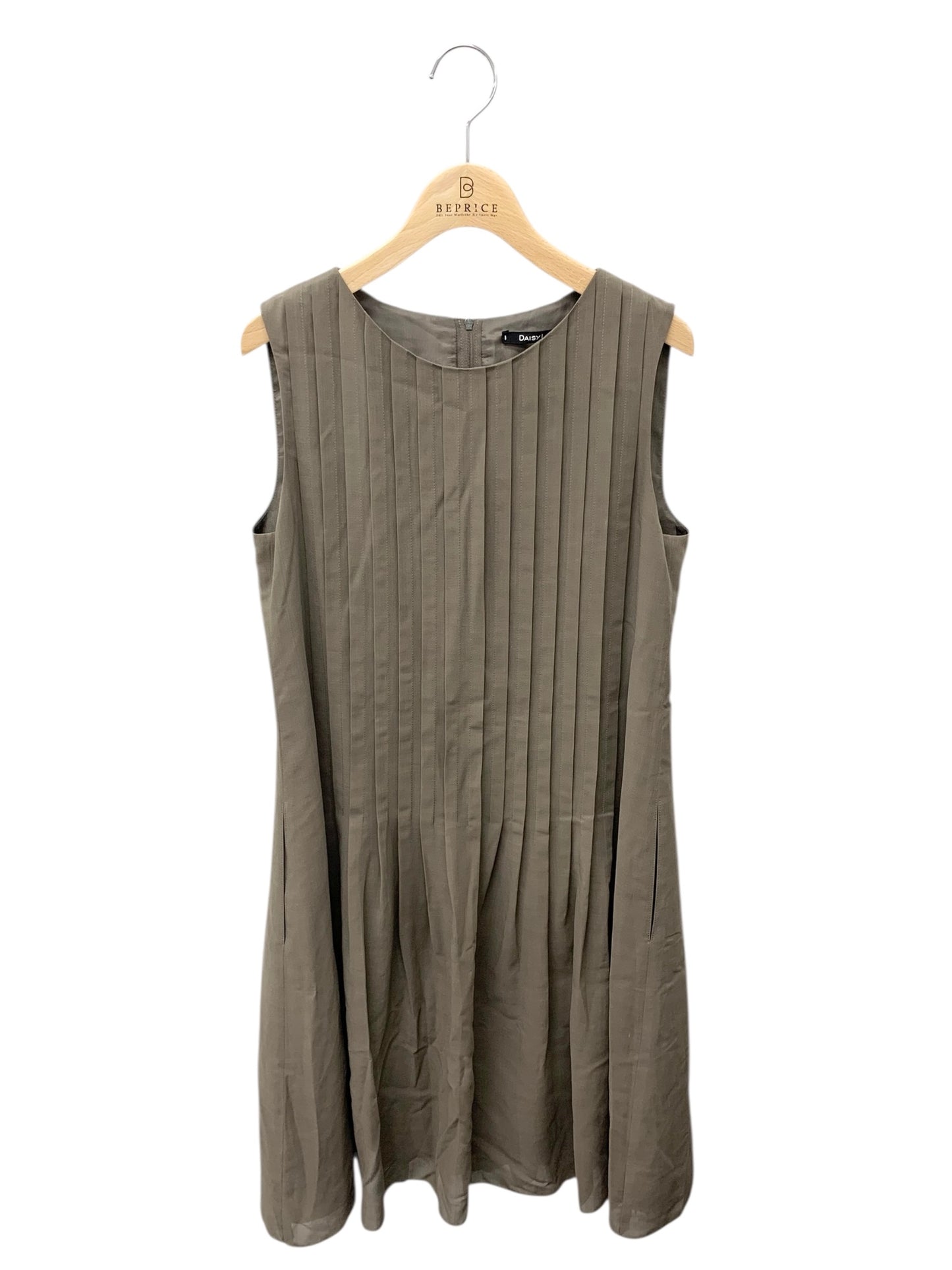 デイジーリンforフォクシー 06078 ワンピース 40 ブラウン プリーツ IT5TXPOH8E7P