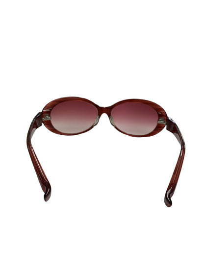 フォーナインズ feelsun F-03NP サングラス レッド フィールサン オーバル ラメ IT9ES4E4VBK0