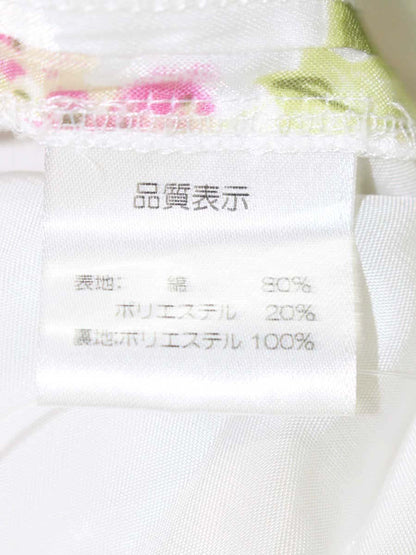 スーパービューティー ワンピース 42 ホワイト フラワーモチーフ レイヤード ITEGMM6QAKQ0