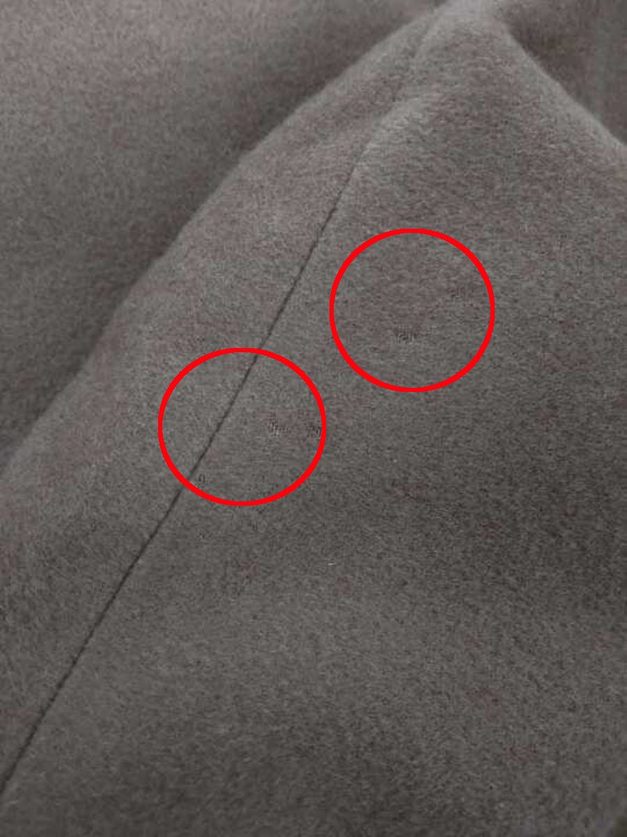 ベイジ BLUNTS  COCWKW0501 ノーカラーコート 0 ブラウン 羊毛 IT3SKE59SV58