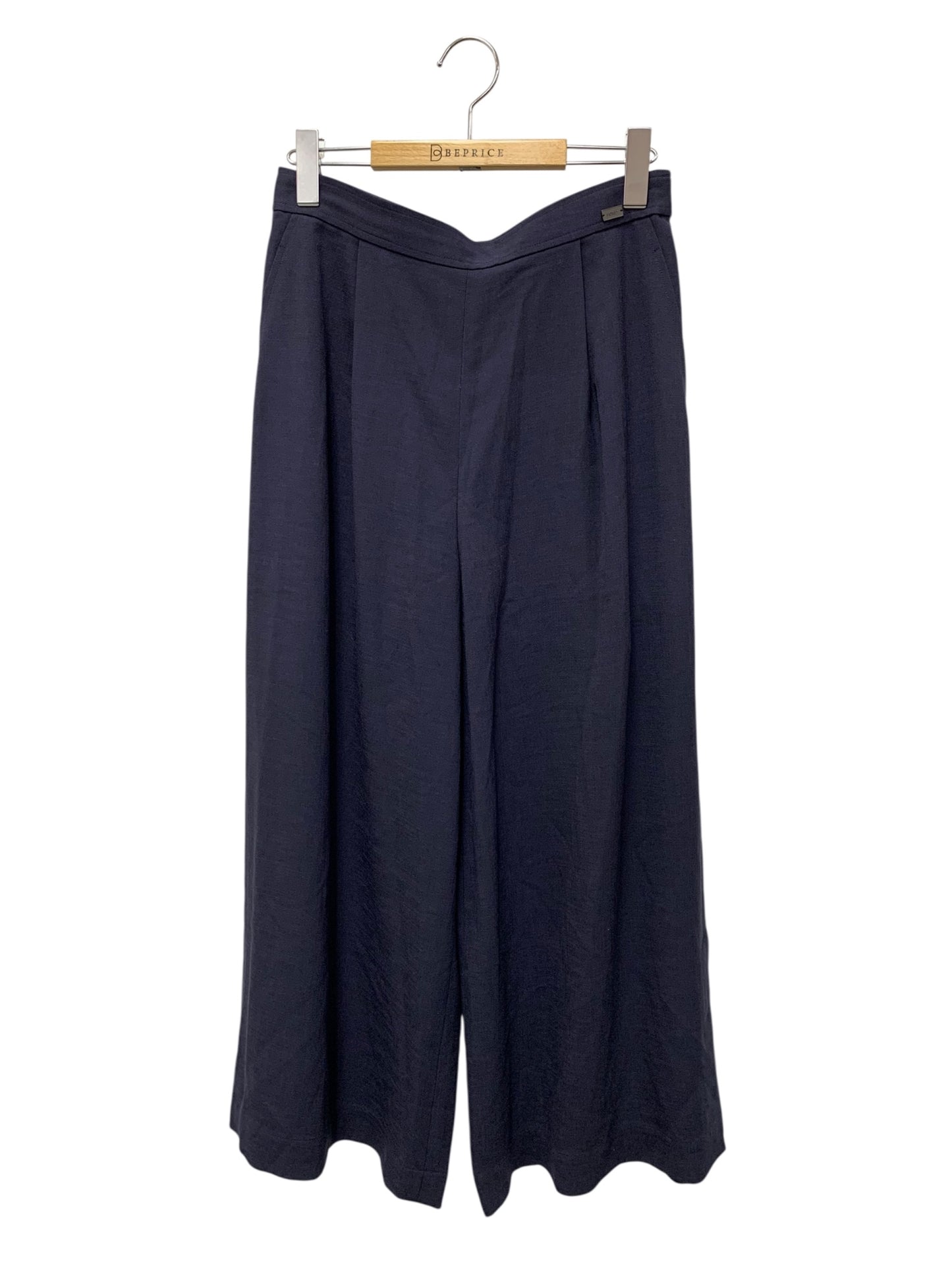 フォクシーブティック Washable Wide Pants 41541 パンツ 42 ネイビー ワイド ITC2DJID00QO