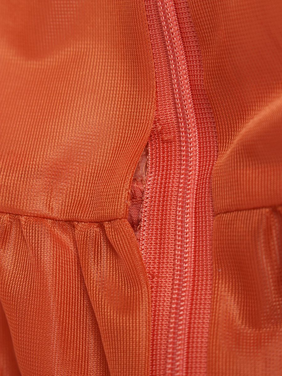 ルネ 5536190 ワンピース 38 コーラルオレンジ フレアー ITHQ08TTK94E