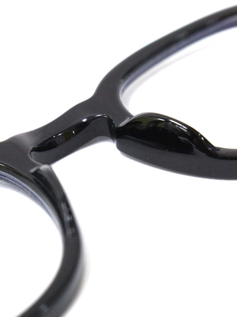 モスコット LEMTOSH メガネ ブラック セルフレーム フルリム ウェリントン ITJGJ61TCK52