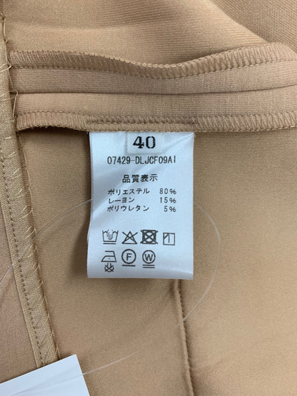 デイジーリン ミルフィーユ スウェット ジャケット  Bridgerton 07429 40 ベージュ ベロアボタン ITZU9AA151JG