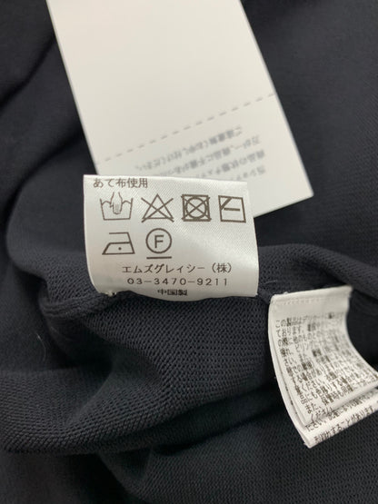 エムズグレイシー 218313 ワンピース 42 ブラック ウエストリボン パフスリーブ ITI1F9KK02XM