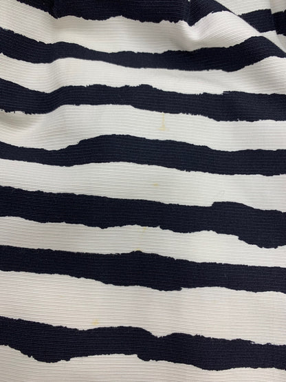 トゥービーシック W5S13-328-05 スカート 40 ネイビー ストライプ ウエストリボン ITK6SK3XE5BW