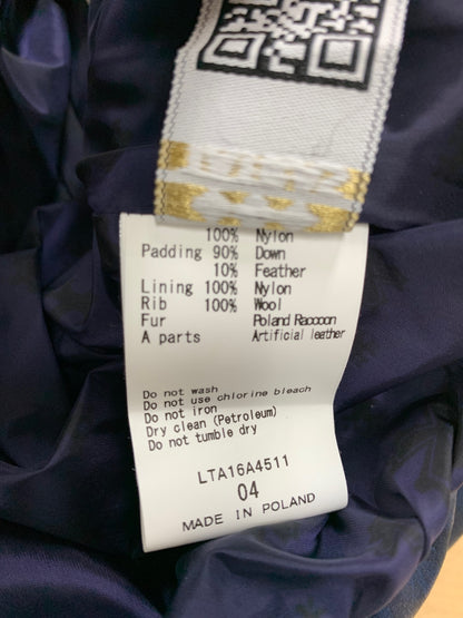 タトラス LTA16A4511 ダウンベスト 04 ネイビー ラクーンファー ITN9OOBXVK5O