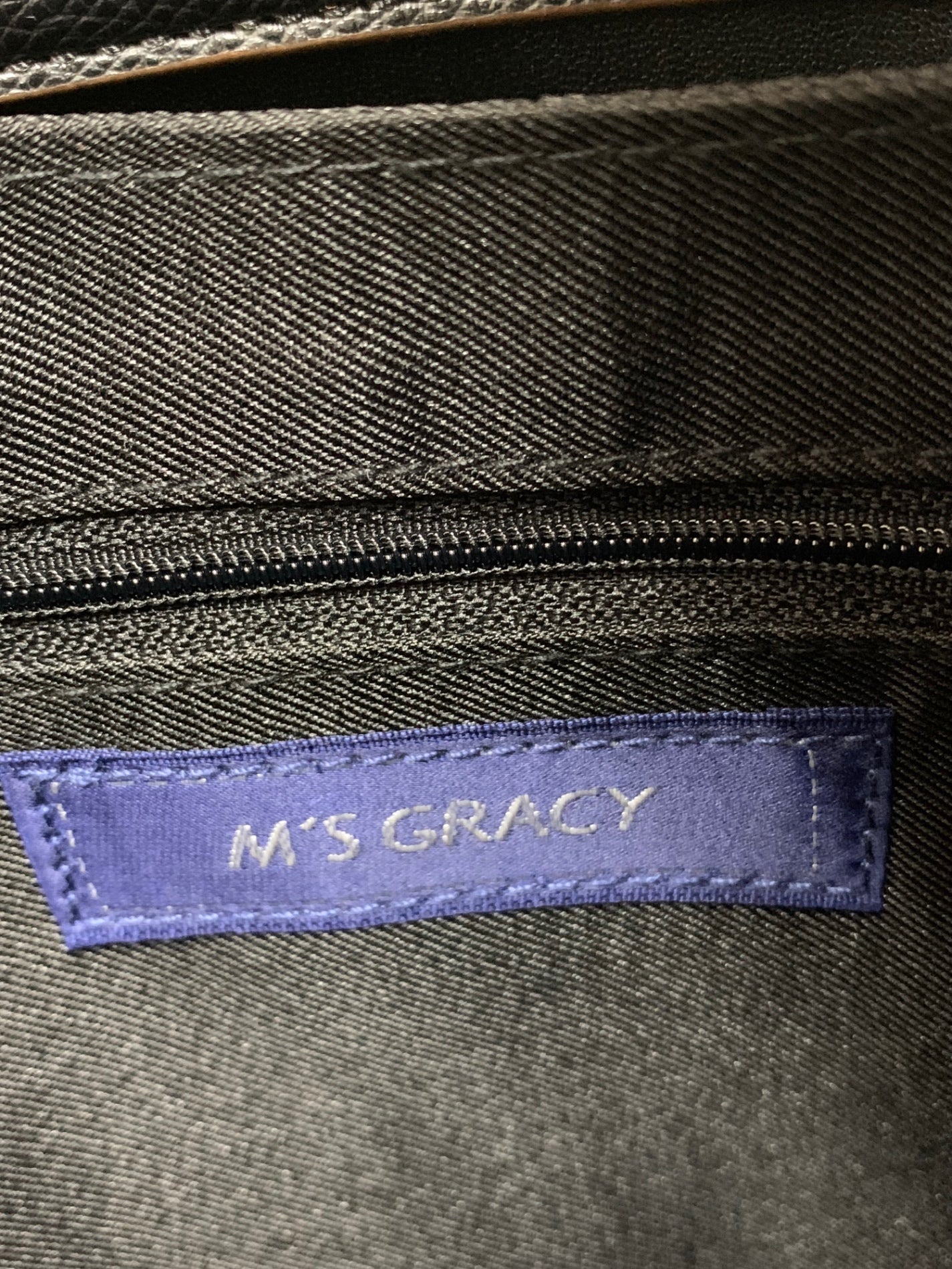 エムズグレイシー Ribboned Bag 994528 ハンドバッグ ブラック リボン ITPYZ6O99IJ2