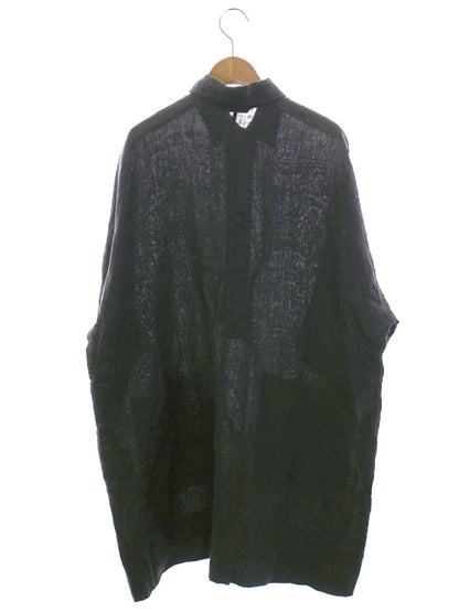 カレンソロジー CL406026ER チュニック F ブラック リネン 麻 ITBCXPTJDDHW