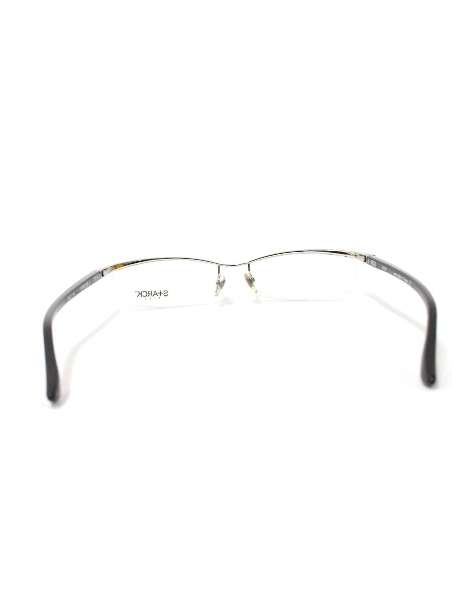 スタルクアイズ PL0001 メガネフレーム シルバー 0024カラー コンビフレーム スクエア ITPPE1OSR3CL