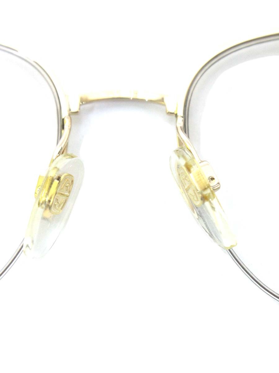 ローデンストック R2343 メガネ ゴールド メタルフレーム ハーフリム スクエア ITO11O4Z07XG