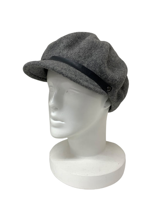 バーバリーブルーレーベル ZLE07-023-07 キャスケット グレー ウール ロゴパッチ ITIYQIVZM1ZI