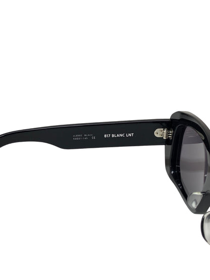 ジョンローレンスサリバン 817 BLANC LNTコラボモデル Television cut glasses JLS002 ブラック セルフレーム フルリム スクエア ITNEBQ1PQSAO 【SALE】