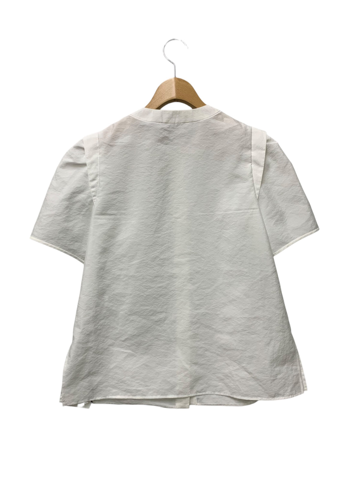 ルネ 5421050 トップス 34 ホワイト サイドスリット シルバーボタン ITEB0QK036O0
