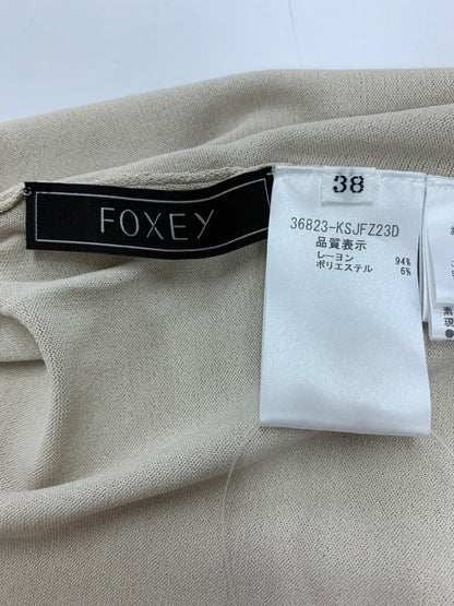 フォクシーブティック Upper Standard 36823 カーディガン 38 ベージュ 2019年増産品 ITFYXYBB3HDH