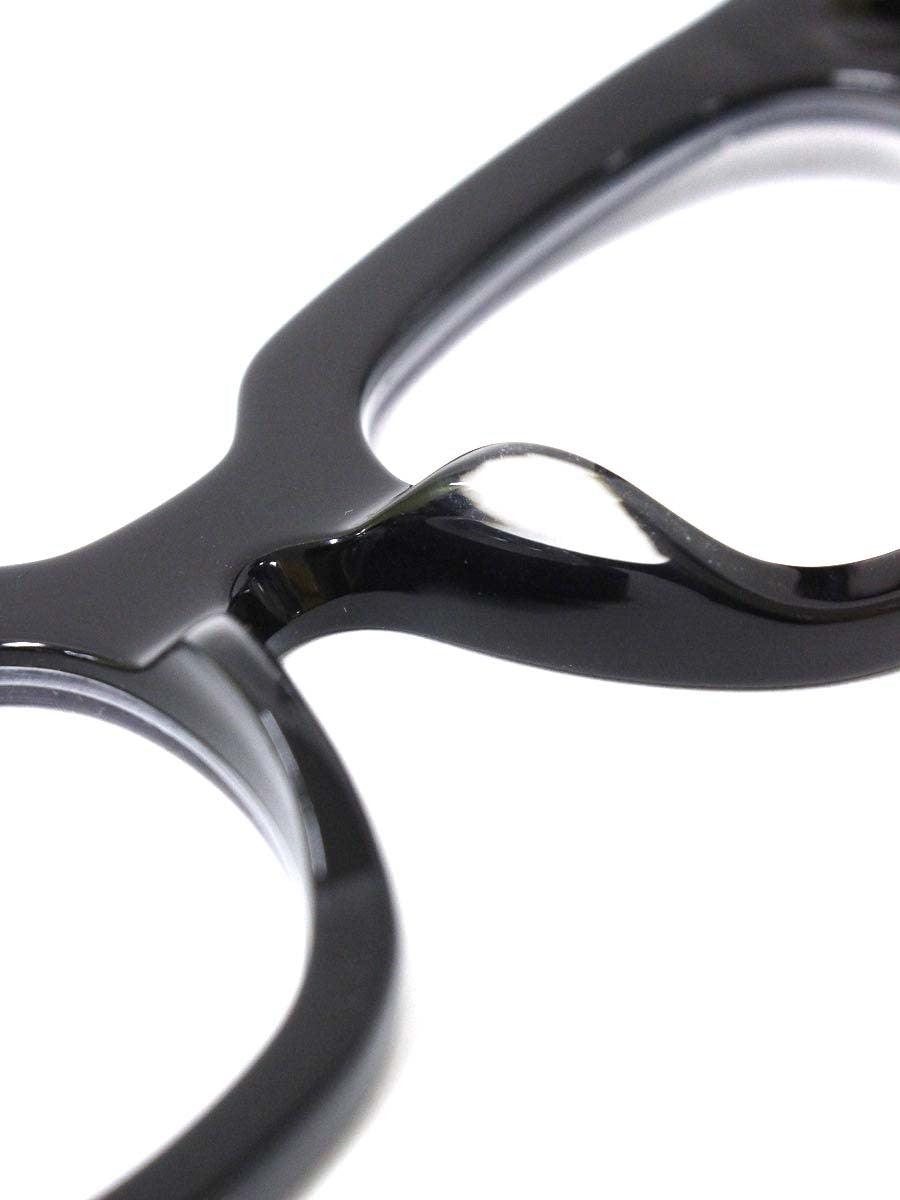 富士山眼鏡 PEDAN FJG0009 メガネ ブラック セルフレーム フルリム ウェリントン ITIC9546KFNK