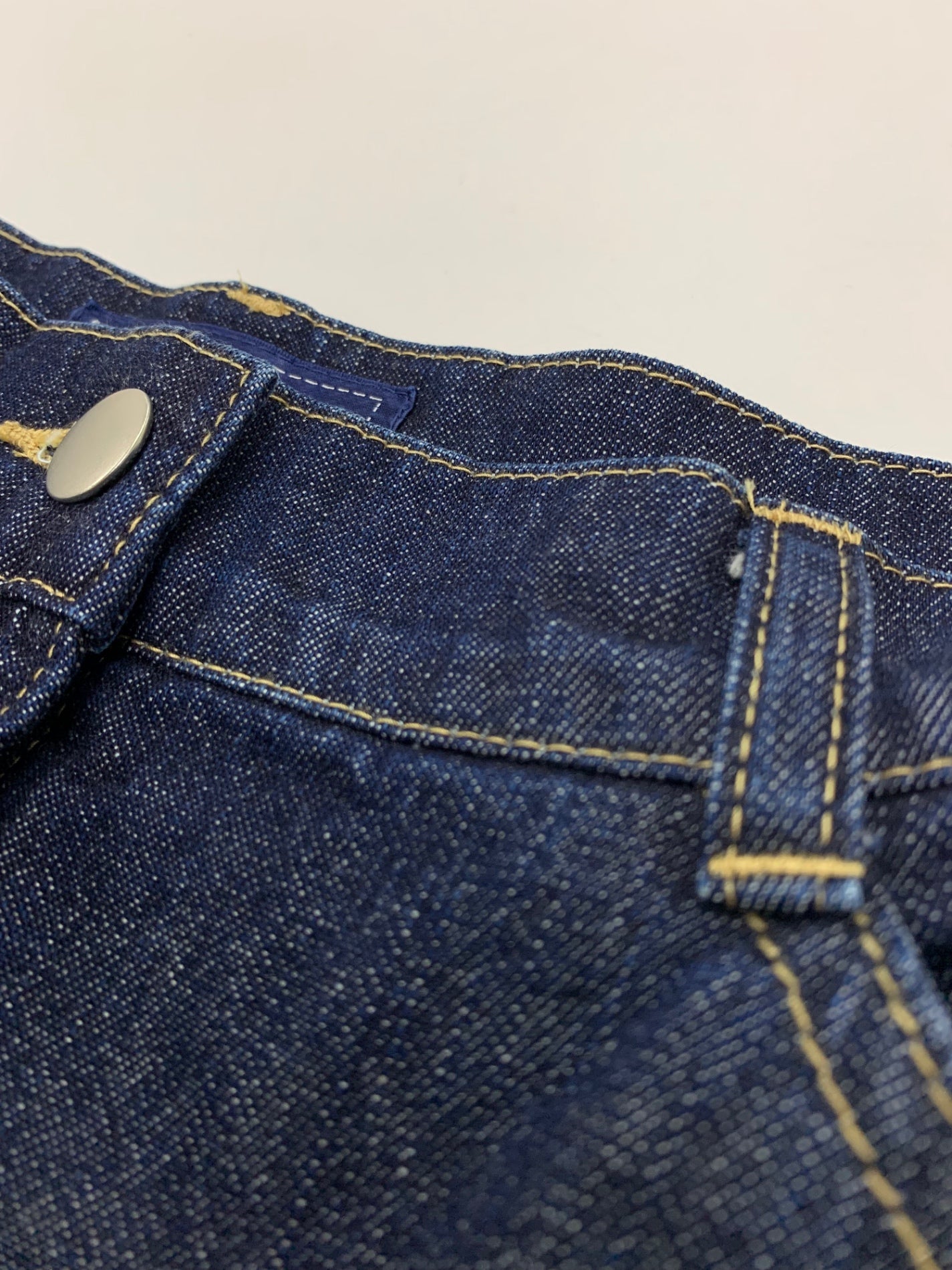 エムズグレイシー 517532 スカート 38 ネイビー デニム Aライン IT1OCT7JJZWO