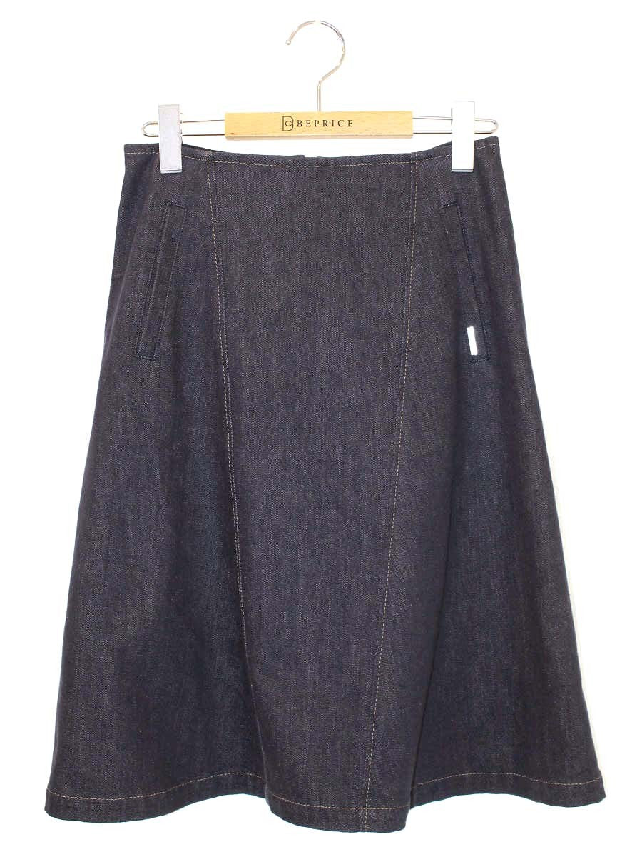 フォクシーニューヨーク Skirt 35811 デニムスカート 38 ネイビー IT1T56WRE1M8