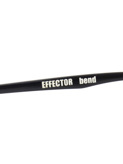 エフェクター bend メガネ ブラック セルフレーム フルリム ラウンド ITBELELGYF4K