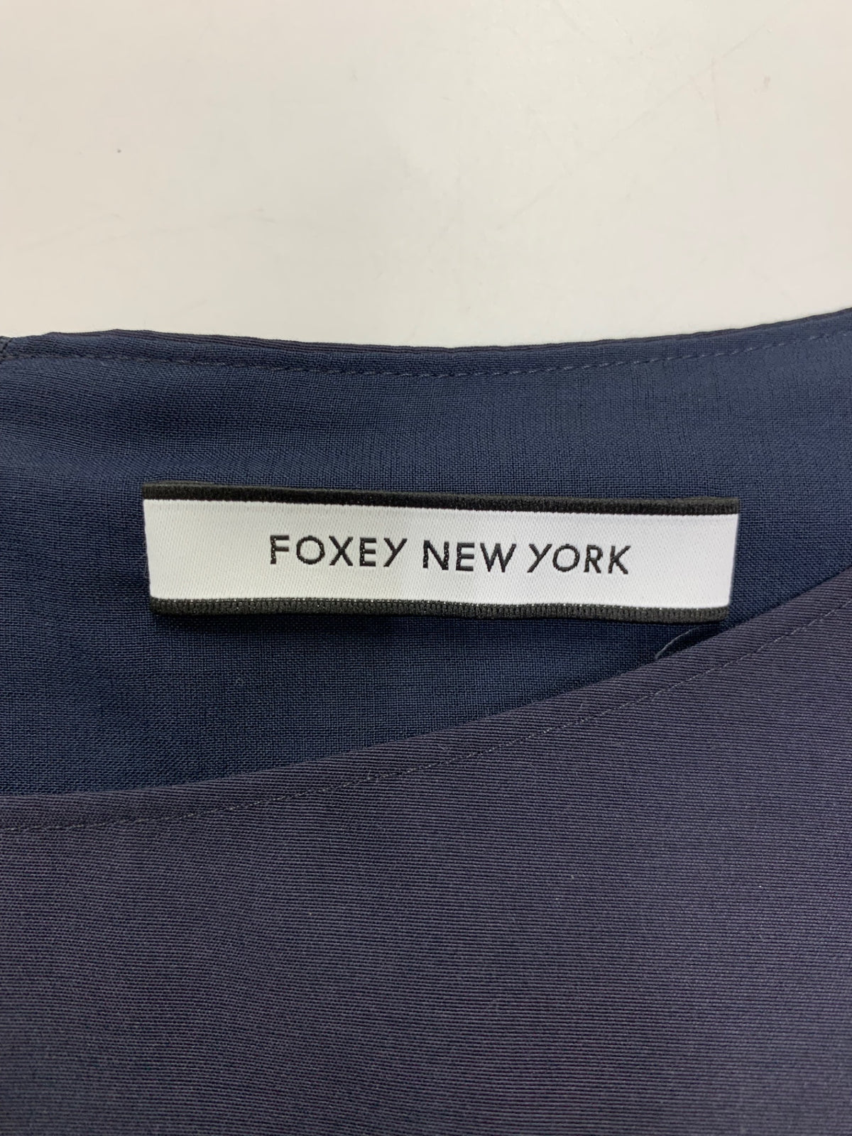 フォクシーニューヨーク Grasse グラース 45270 ワンピース 42 ネイビー ITFW3BGMFSCS