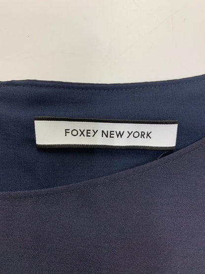 フォクシーニューヨーク Grasse グラース 45270 ワンピース 42 ネイビー ITFW3BGMFSCS