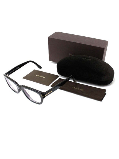 トムフォード Asian Fitting TF5178-F メガネ ブラック/ゴールド セルフレーム フルリム ウェリントン ITXWJ72T446H