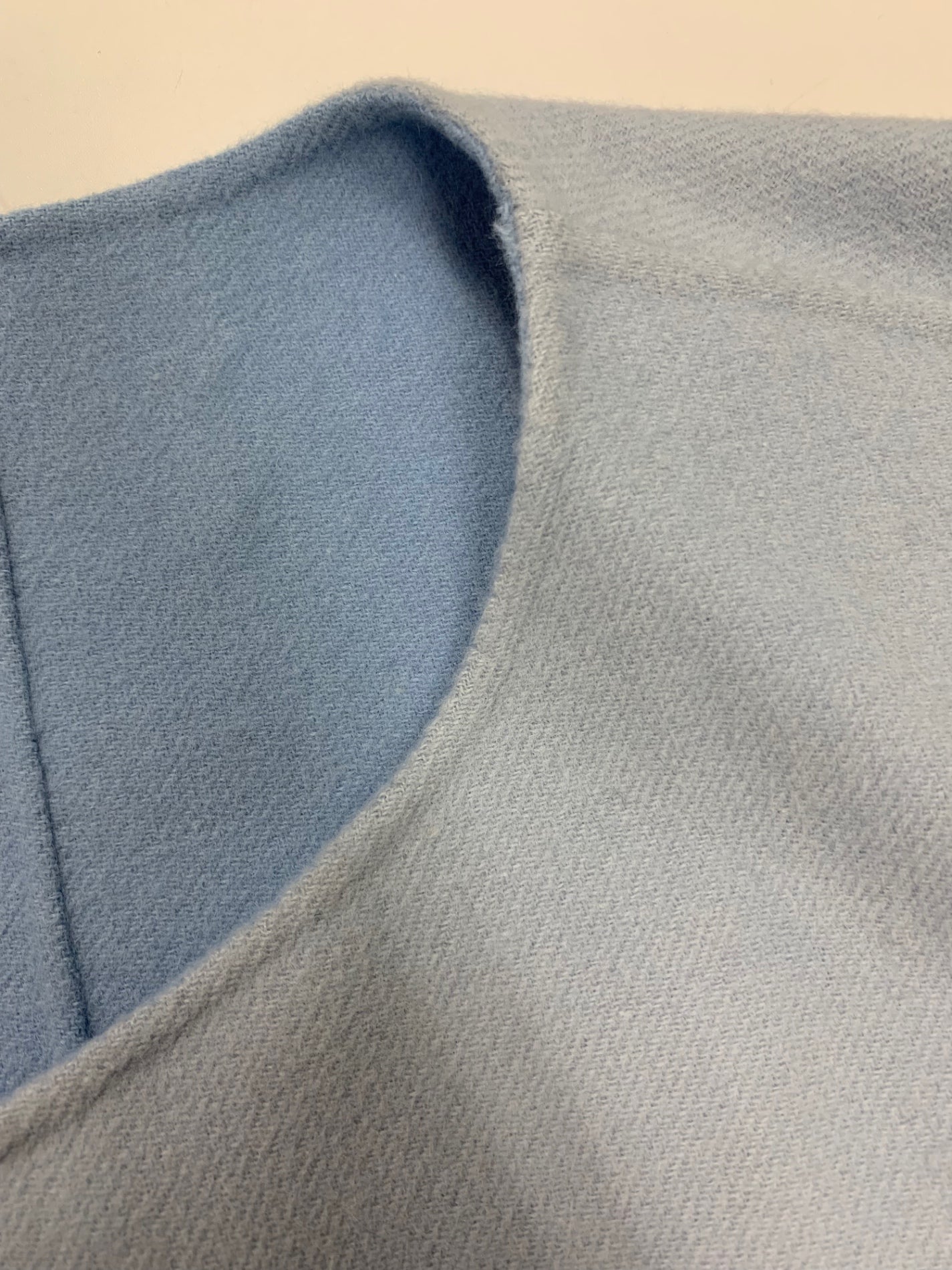 マックスマーラステュディオ Cucito A Mano 601103076 ガウンコート 36 ライトブルー ダブルフェイス ITD0UEQSDT85