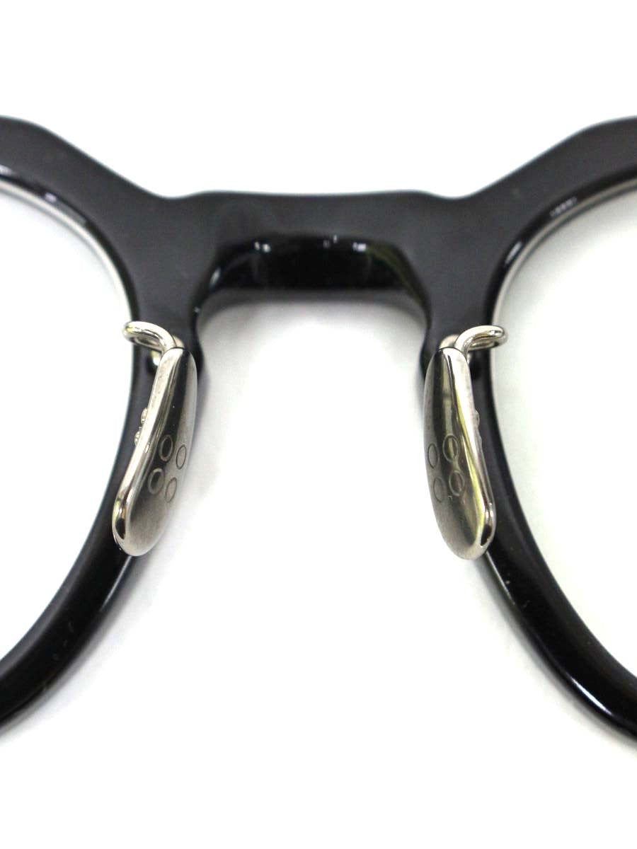 イエローズプラス GRANT-S メガネ ブラック CELLULOID LIMITED セルフレーム フルリム ウェリントン ITBJW5J24R0G