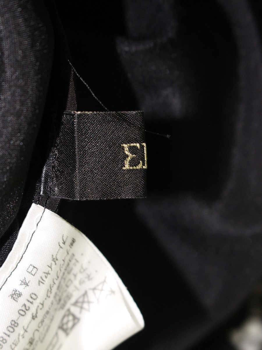 エリザ 28208011 ワンピース 1 ブラック フラワーモチーフ レース ITN4THXYIVX4