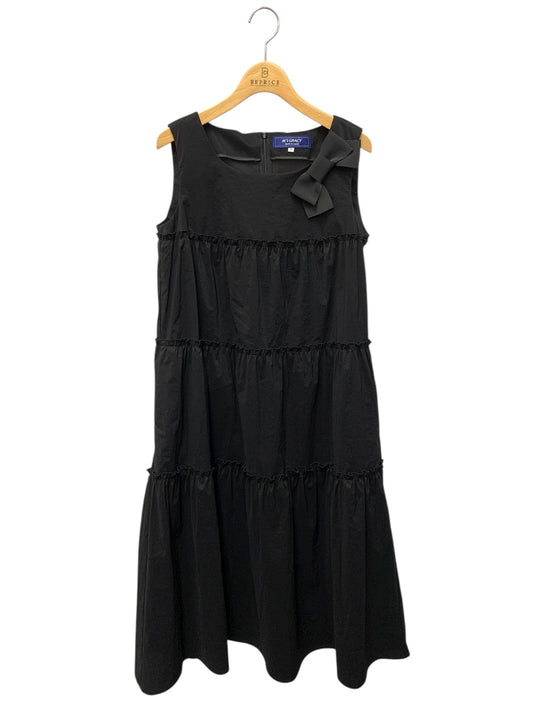エムズグレイシー 511315 ワンピース 38 ブラック ティアード フレア IT339UYA0JSN